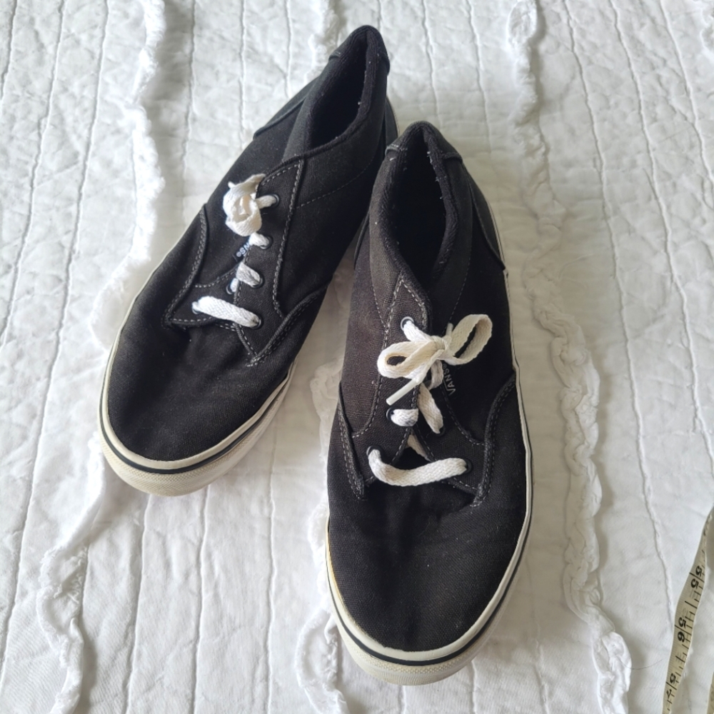 Vans Era Comfy Cushy Black Sneakers Mens 7 Womens 8.5 EUC